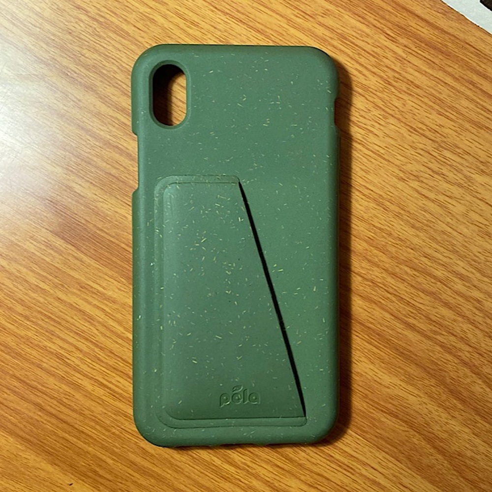 iPhone XR Green Pela Case with Wallet